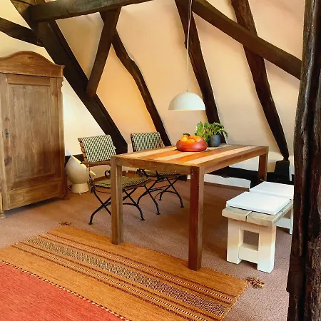 Historische Ferienwohnung Mit Kamin In Lich Eksteriør billede